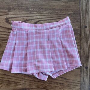 Carter's Pink Plaid Skort